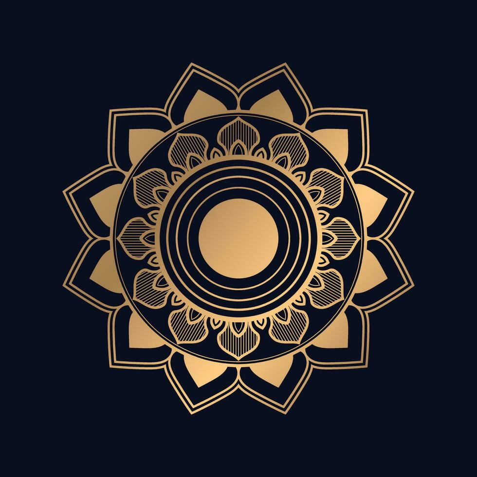 mooi Islamitisch patroon mandala ontwerp vector sjabloon