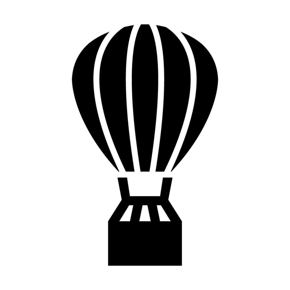 lucht ballon vector glyph icoon ontwerp