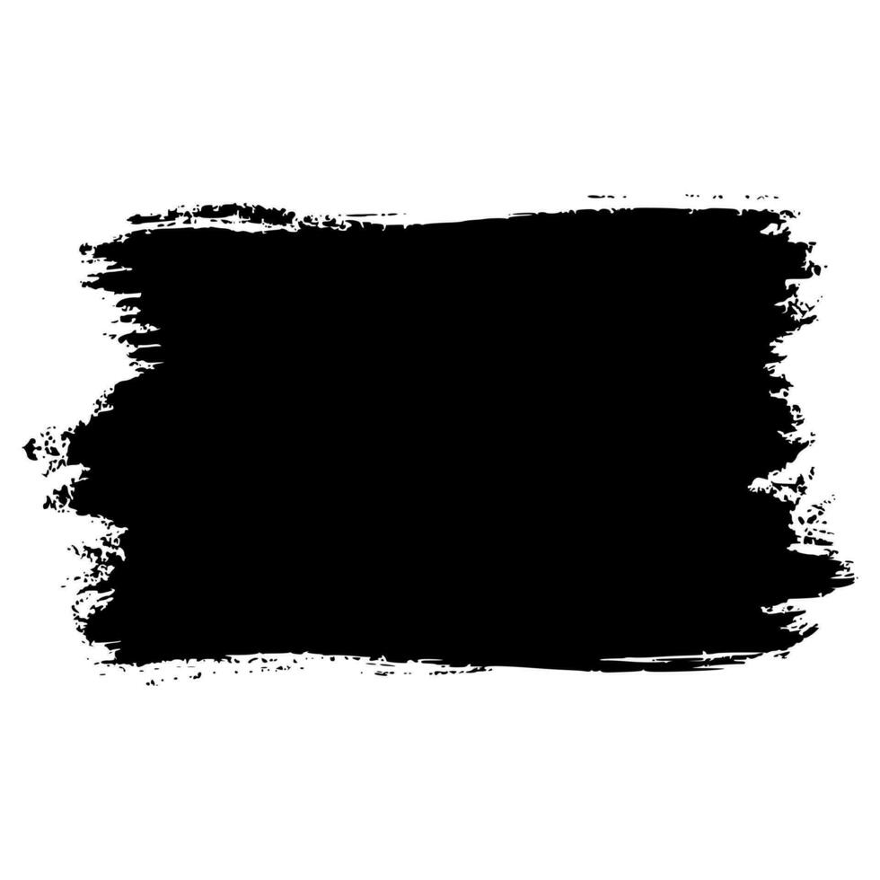 borstel slagen, borstels, lijnen, zwart verf, grunge. hand- getrokken grafisch element geïsoleerd Aan wit achtergrond. vector illustratie.
