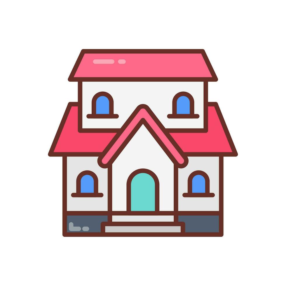 huis icoon in vector. illustratie vector