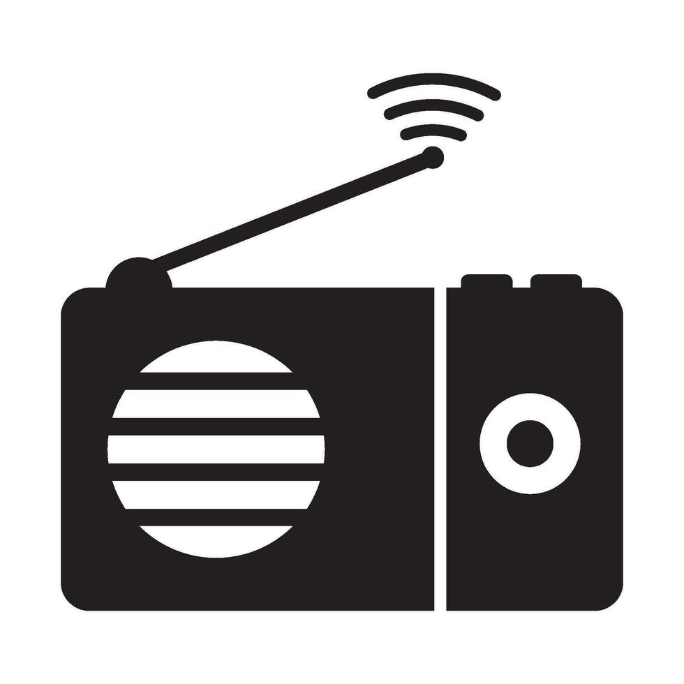 radio icoon vector