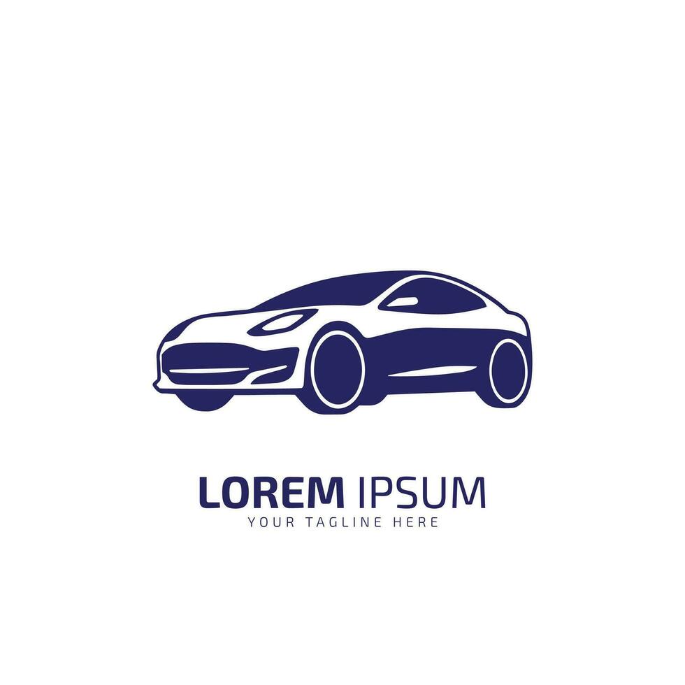 automotive sport auto racing logo sjabloon silhouet geïsoleerd Aan wit achtergrond. vector