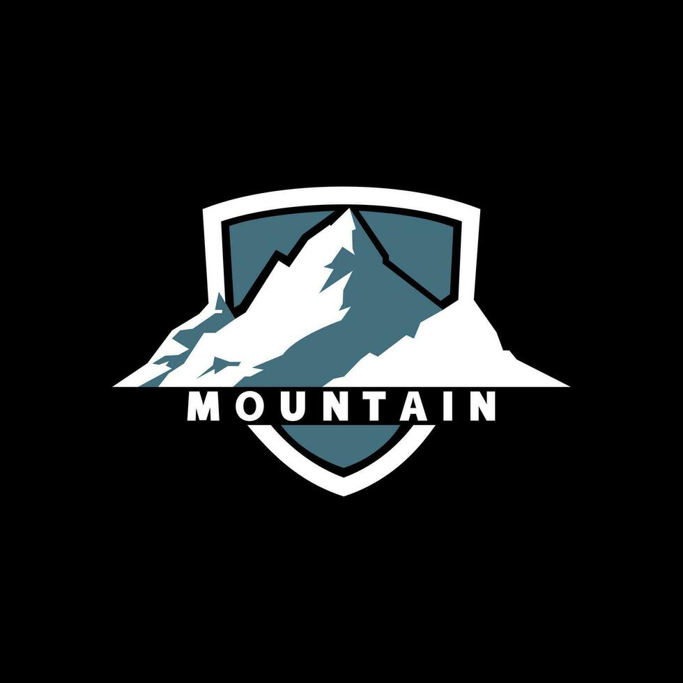 berg icoon logo ontwerp sjabloon vector