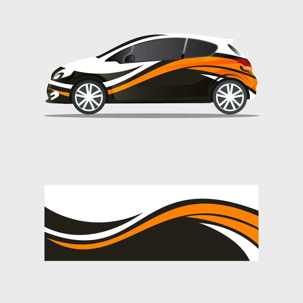 omhulsel auto sticker elegant luxe ontwerp vector