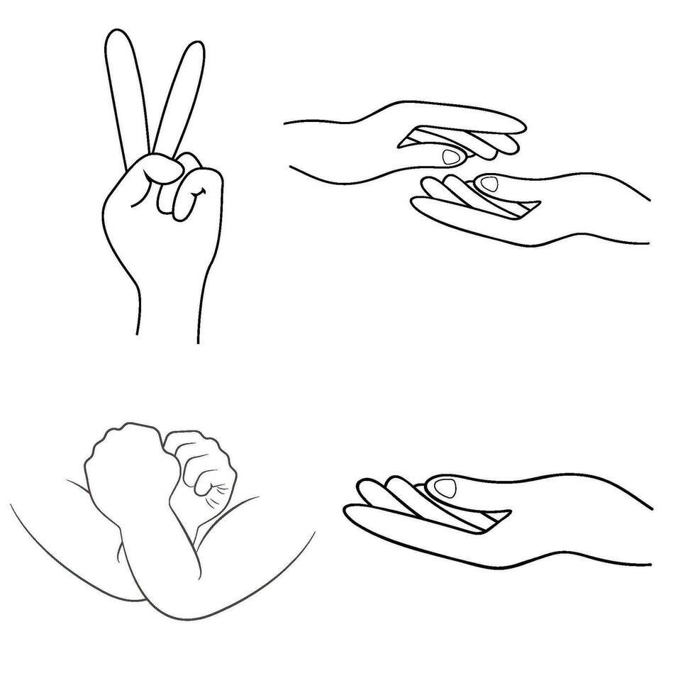 hand- icoon vector illustratie ontwerp