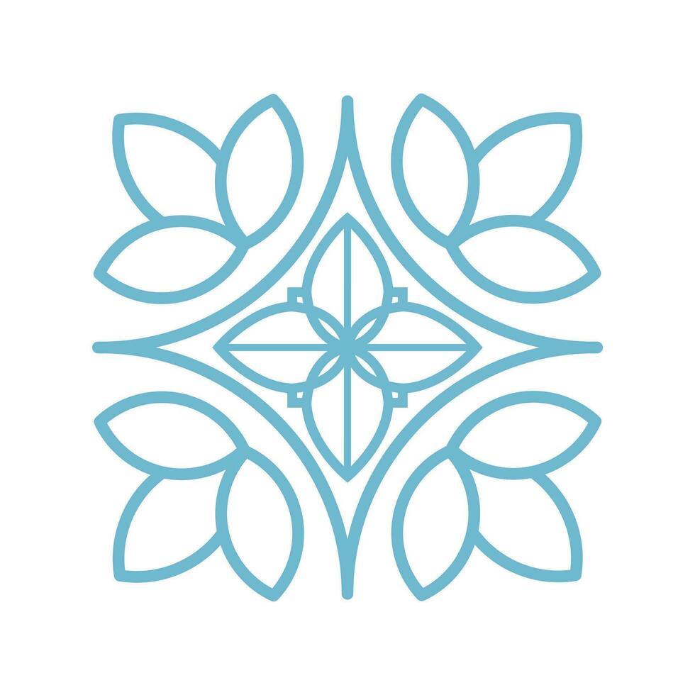 abstract meetkundig logo ontwerp symbool. schoonheid industrie sier- vector icoon ontwerp.