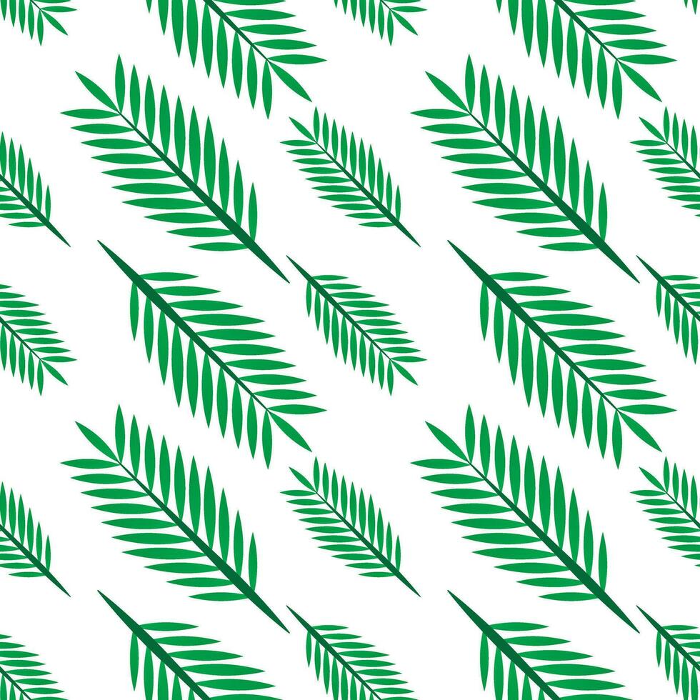 palm bladeren bloemen naadloos Pettern achtergrond ontwerp vector