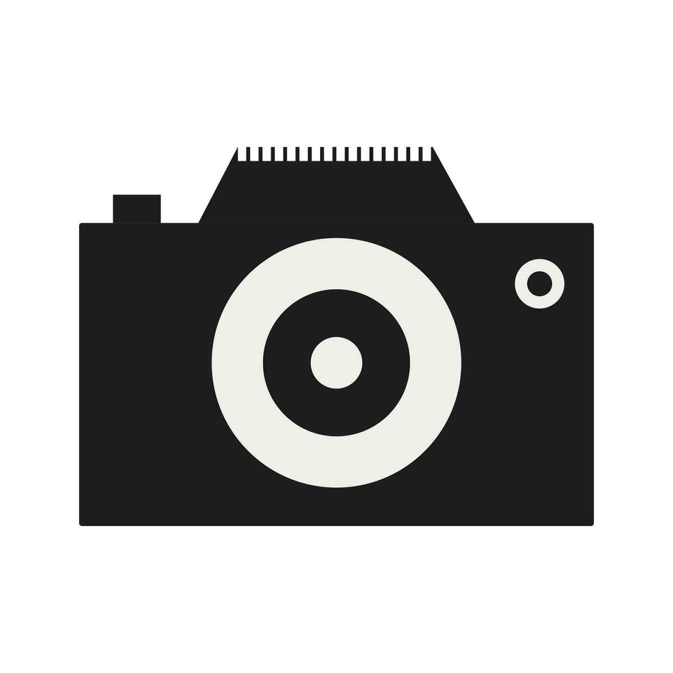camera icoon voor web en sociaal media vector