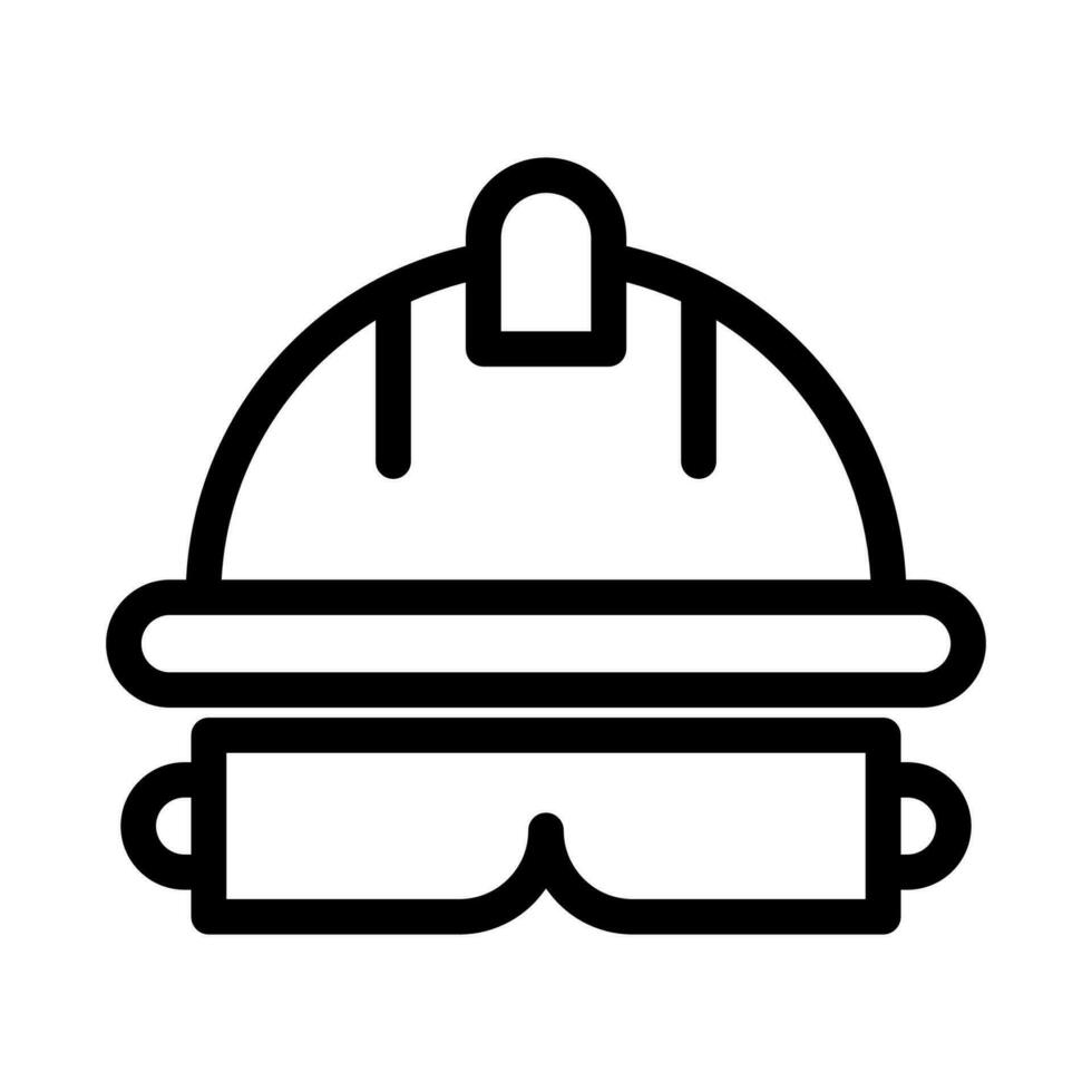 veiligheid helm icoon vector illustratie geïsoleerd teken symbool geschikt voor Scherm, website, logo en ontwerper. hoog kwaliteit zwart stijl vector icoon. icoon ontwerp