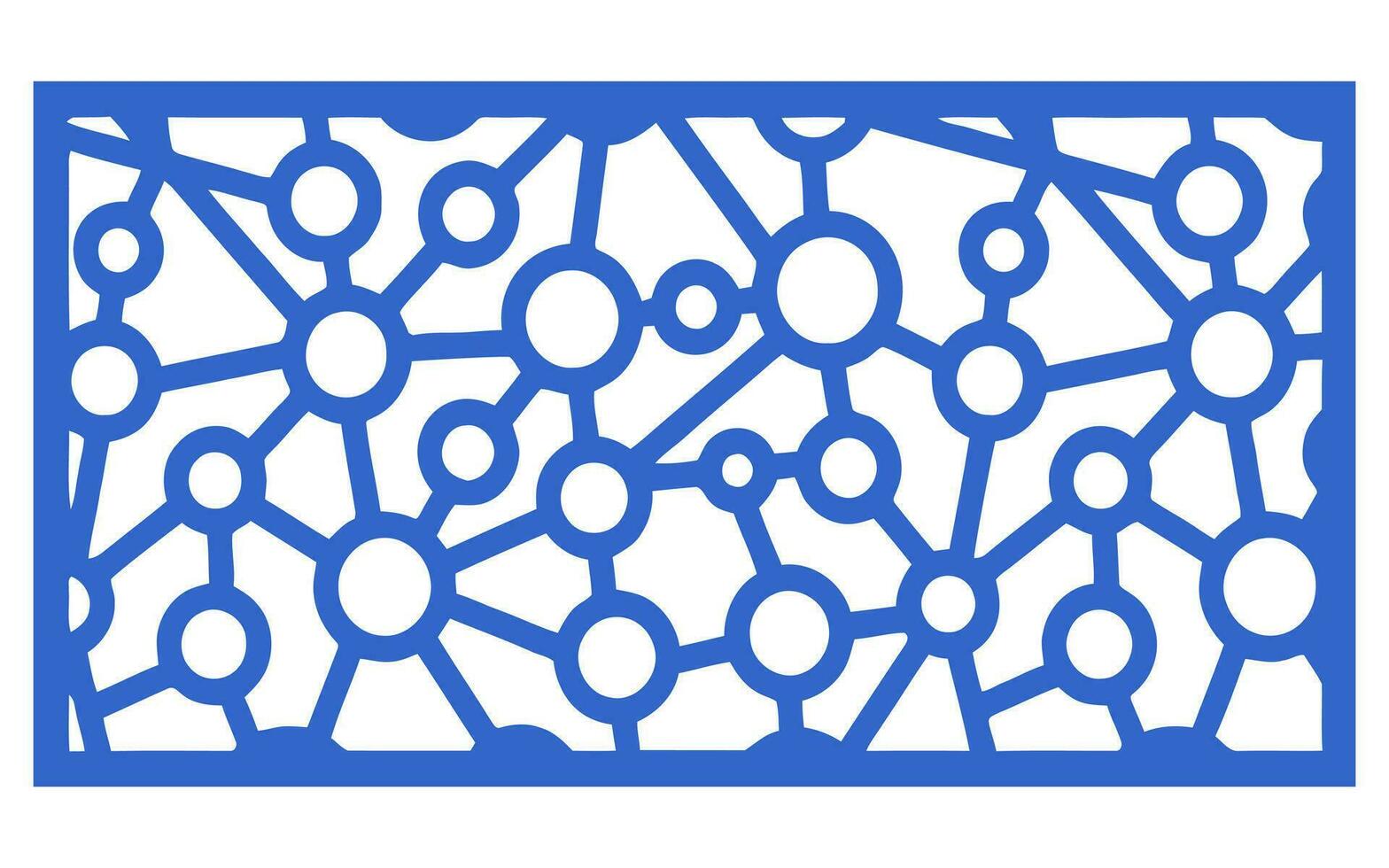 decoratief bloemen patronen, meetkundig sjabloon voor cnc laser snijdend vector