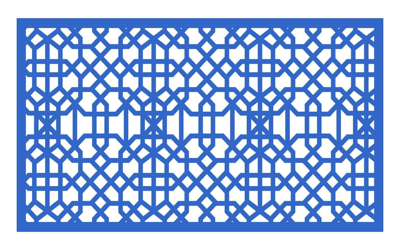 decoratief bloemen patronen, meetkundig sjabloon voor cnc laser snijdend vector