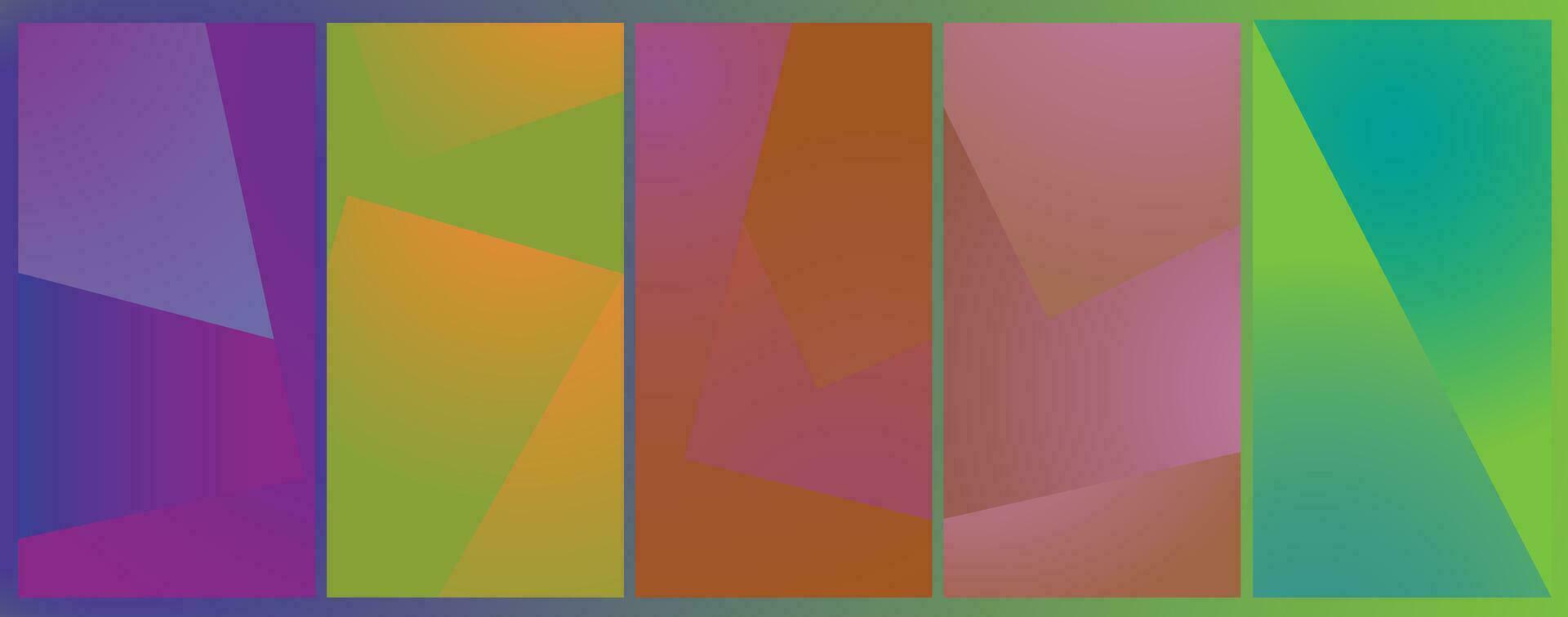 kleurrijk meetkundig illusie abstract achtergrond vector