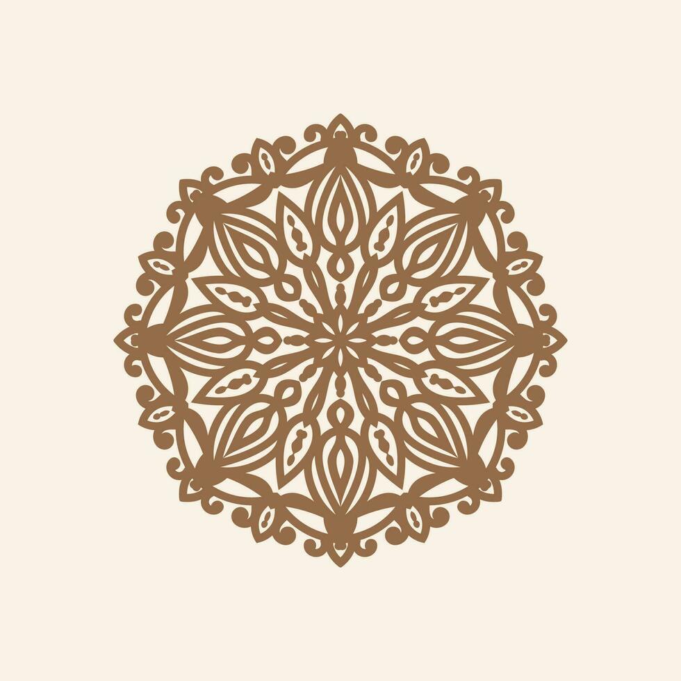 etnisch elegant mandala ontwerp decoratief element achtergrond vector