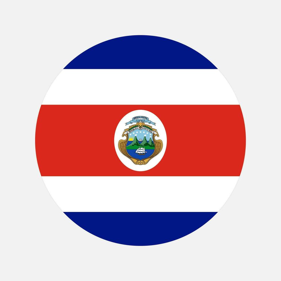 Costa Rica vlag eenvoudige illustratie voor onafhankelijkheidsdag of verkiezing vector