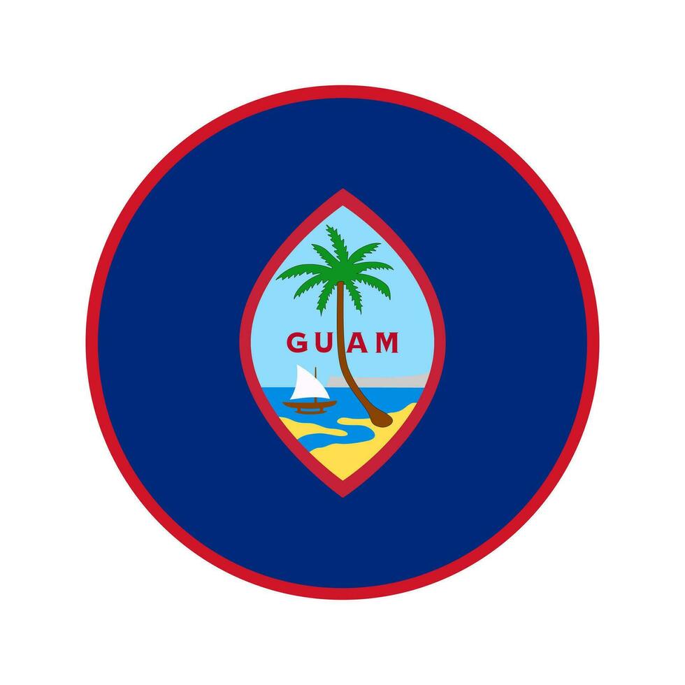 guam vlag gemakkelijk illustratie voor onafhankelijkheid dag of verkiezing vector