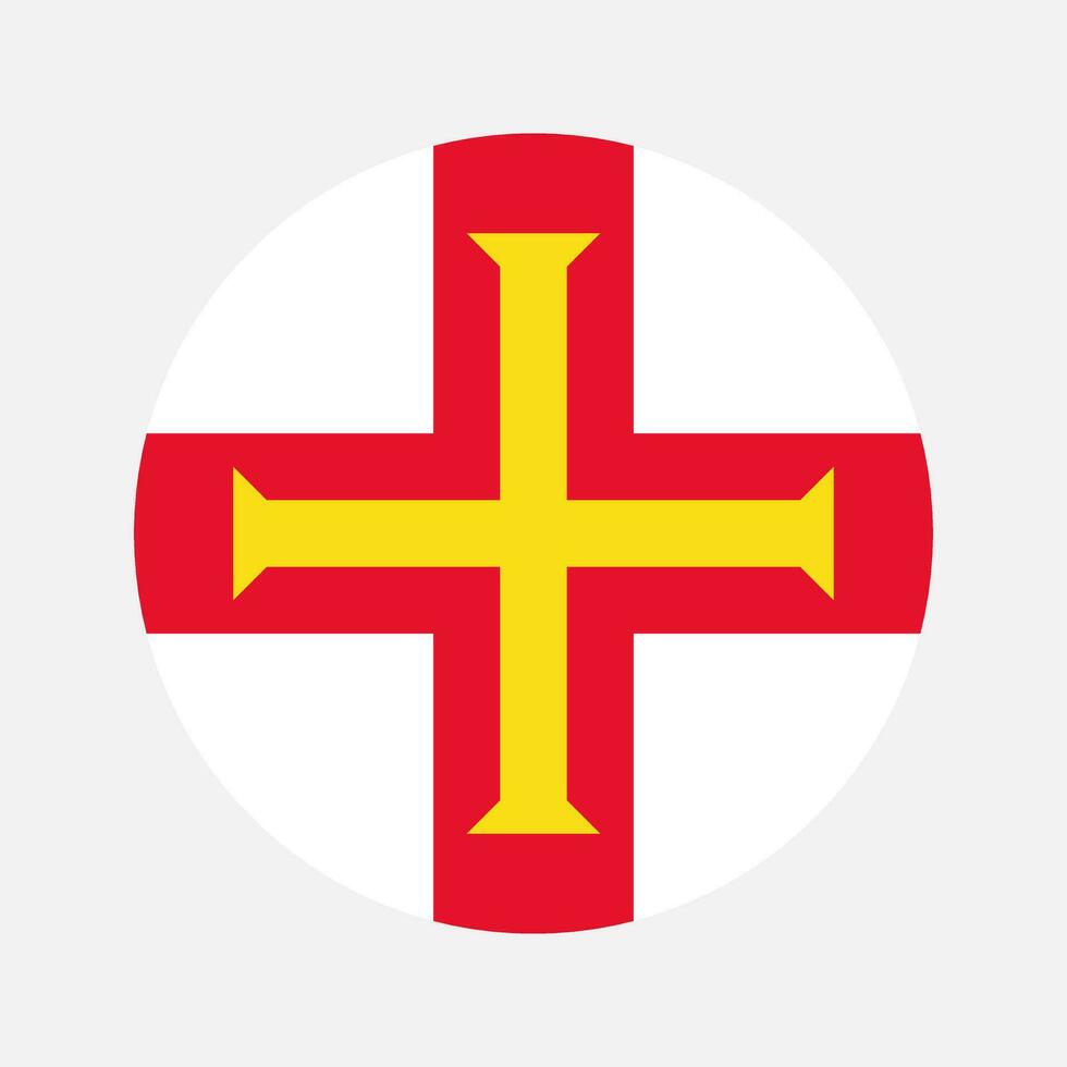 Guernsey vlag gemakkelijk illustratie voor onafhankelijkheid dag of verkiezing vector