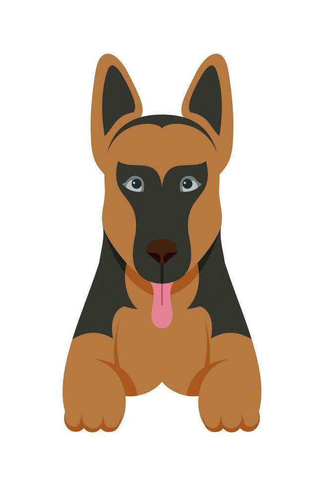 tekenfilm puppy honden rassen huisdieren schattig karakters. vlak ontwerp van schattig honden en puppy's vector illustratie.