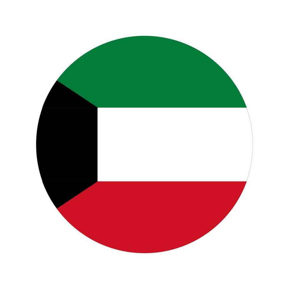Koeweit vlag eenvoudige illustratie voor onafhankelijkheidsdag of verkiezing vector