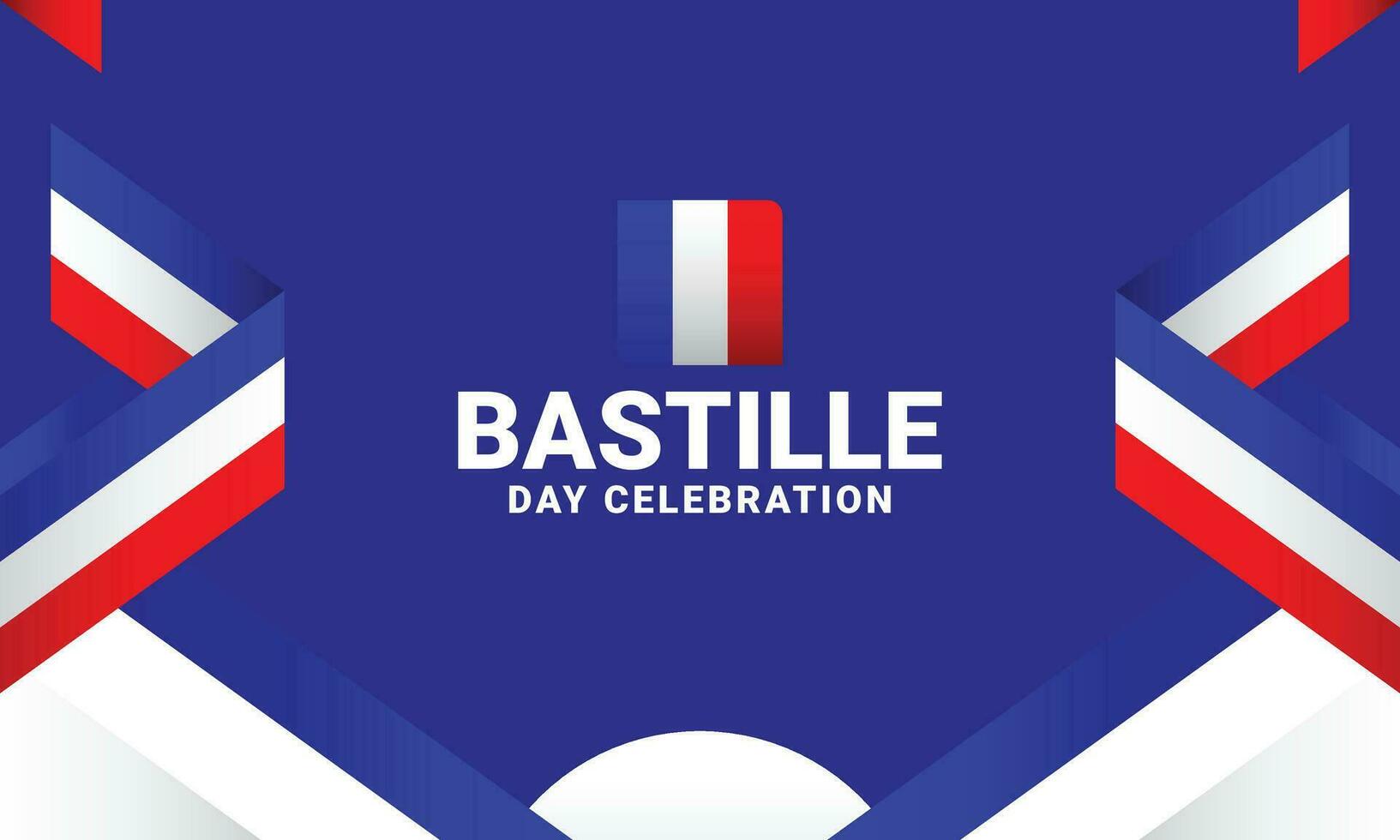Bastille onafhankelijkheid dag evenement vieren vector