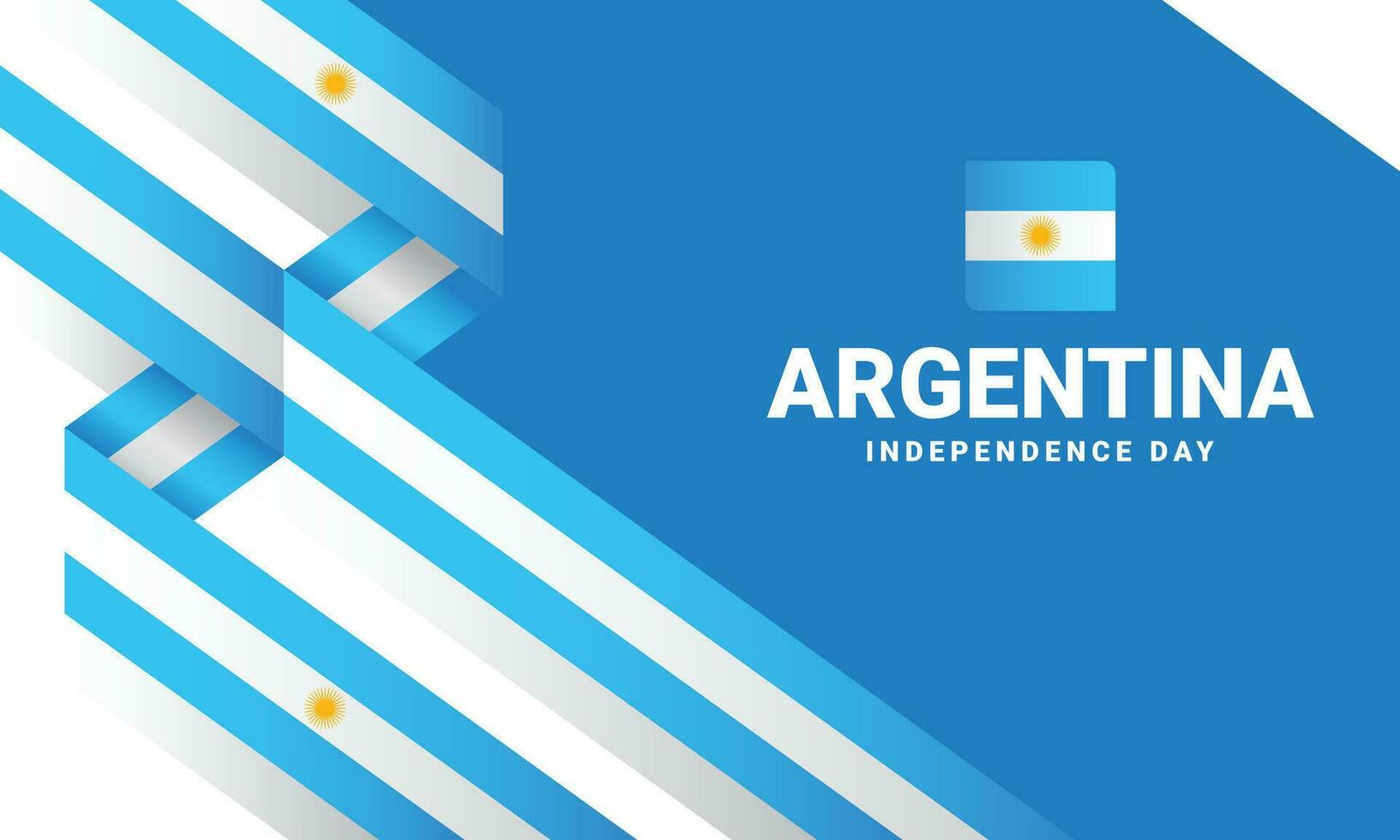 Argentinië onafhankelijkheid dag evenement vieren vector