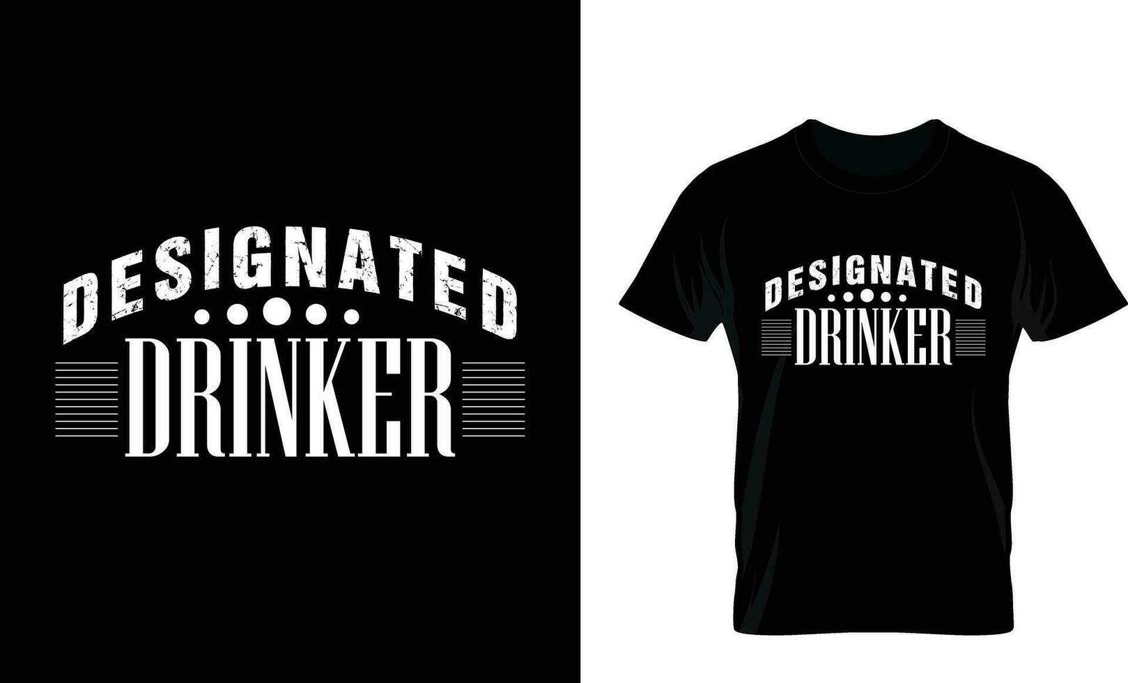 toegewezen drinker, augurk t-shirt ontwerp vector