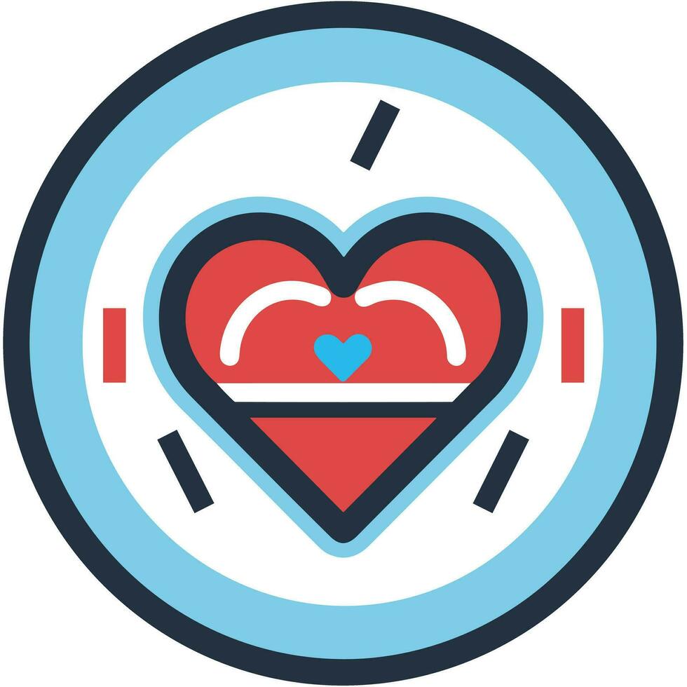 de macht van liefde een beeld van een stralend en opbeurend icoon logo vector