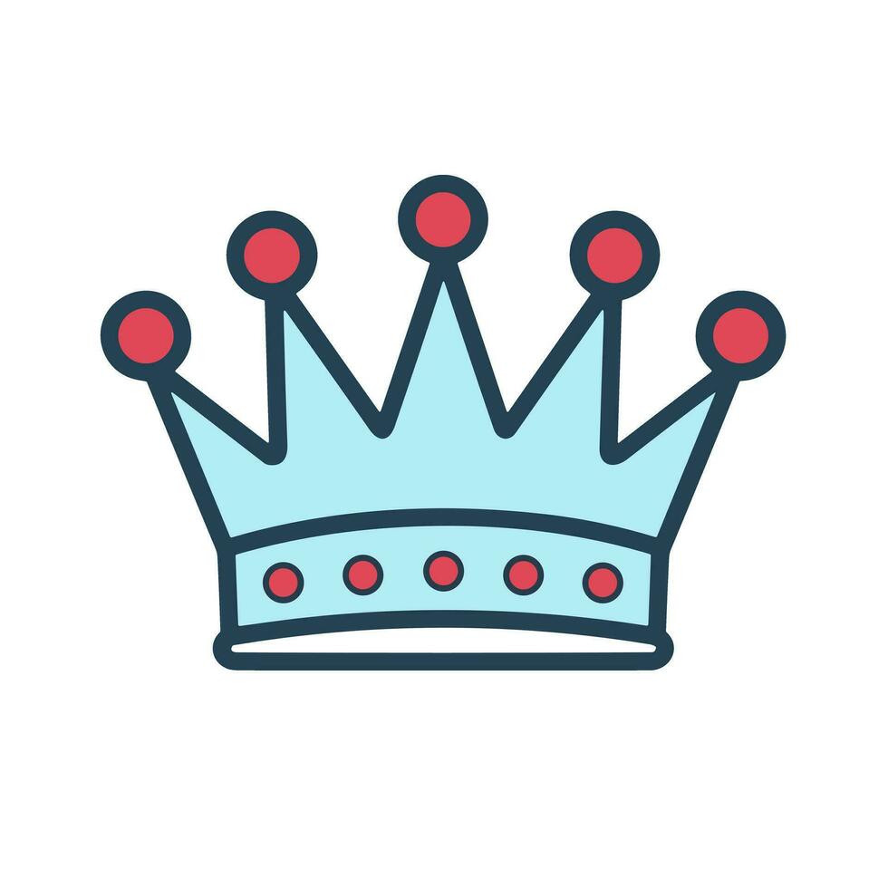 een symbool van macht een beeld van een majestueus en vorstelijk kroon logo vector