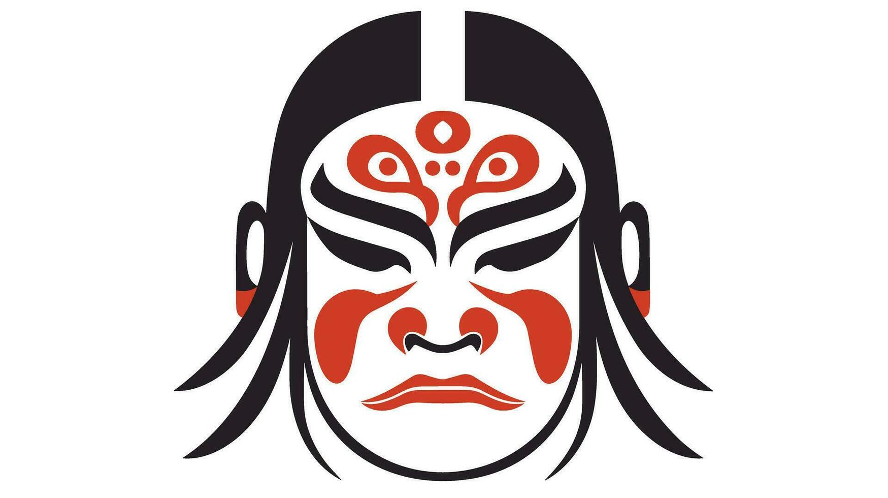 geest van de krijger onderzoeken de raadselachtig samurai masker voor iconisch symboliek vector