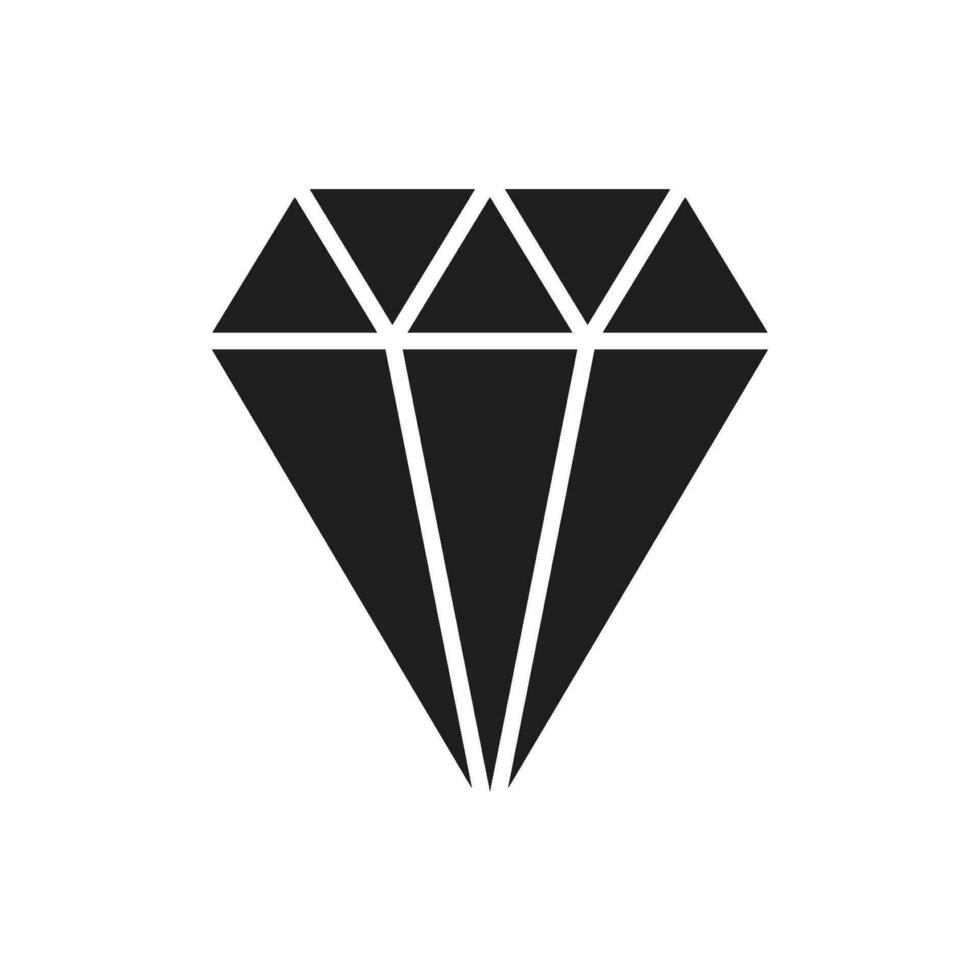 diamant icoon voor web en grafisch ontwerp vector