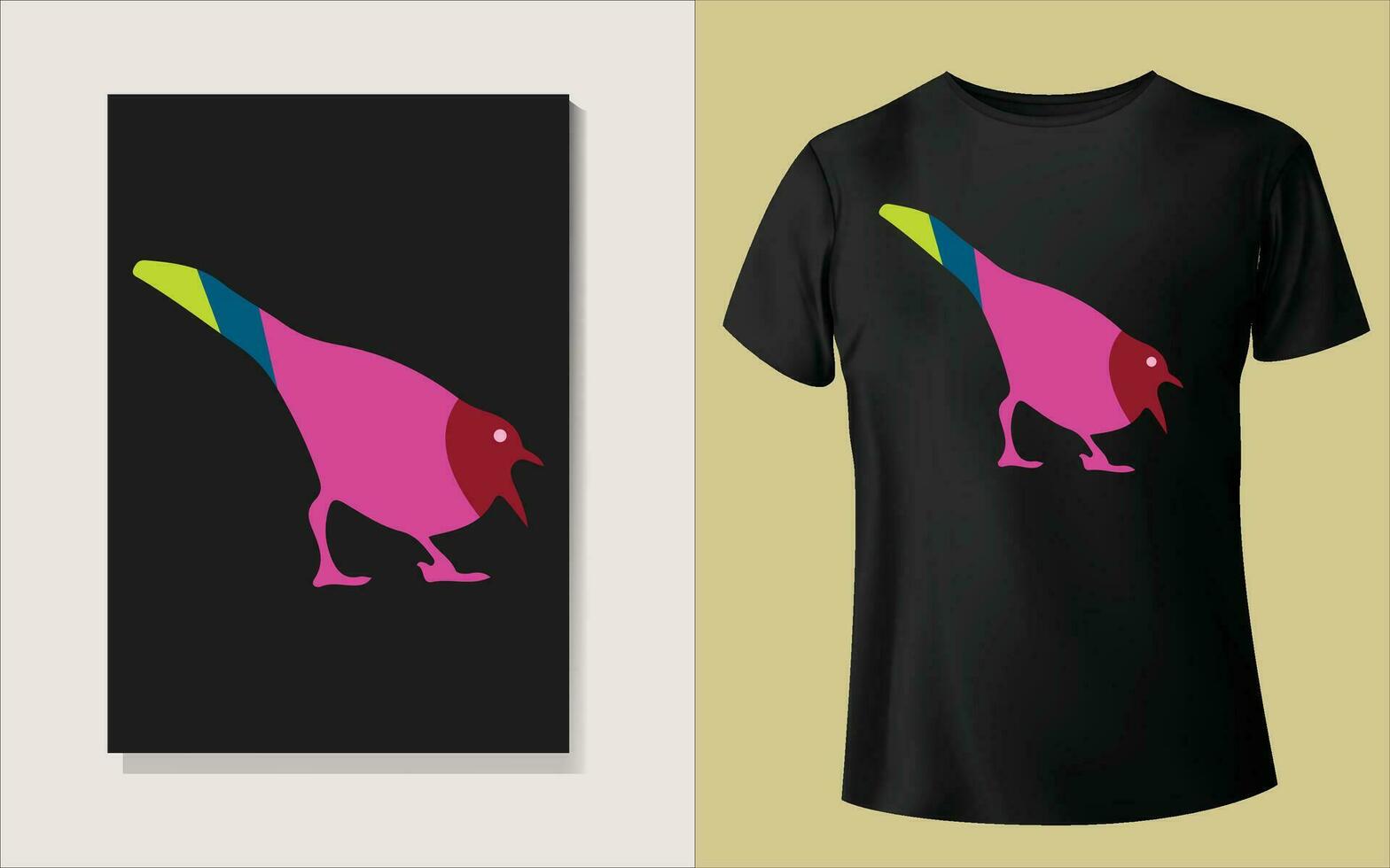 meerdere kleur tee overhemd ontwerp vector