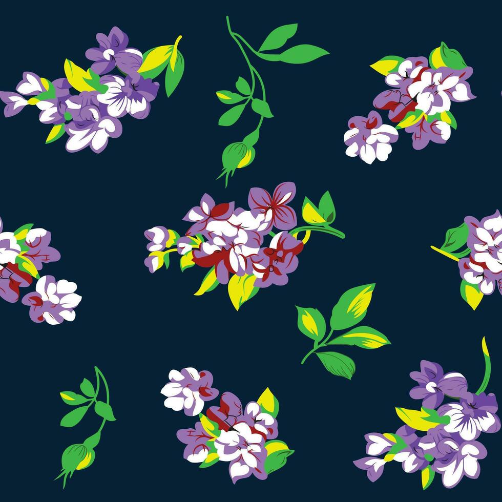 naadloos bloemen patroon in vector. vector