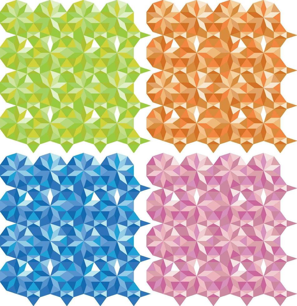 naadloos kleurrijk kristal patroon. edelsteen structuur in vector geïsoleerd Aan transparant achtergrond
