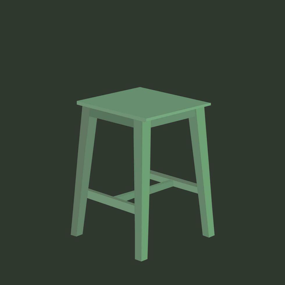 groen tafel vector kunst