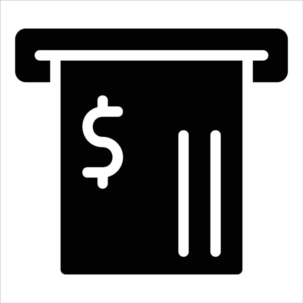 Geldautomaat in vlak ontwerp stijl vector