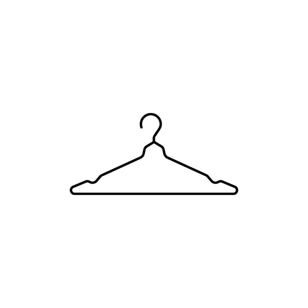 hangers pictogram vector