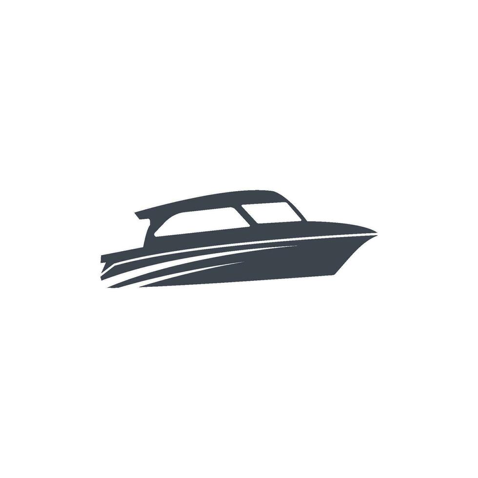 snelheid boot icoon vector