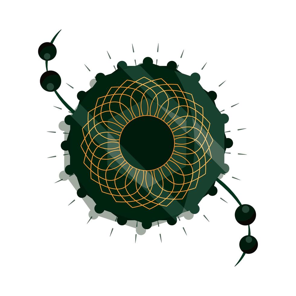 raksha bandhan traditionele Indiase armband mandala van liefde tussen broers en zussen vector