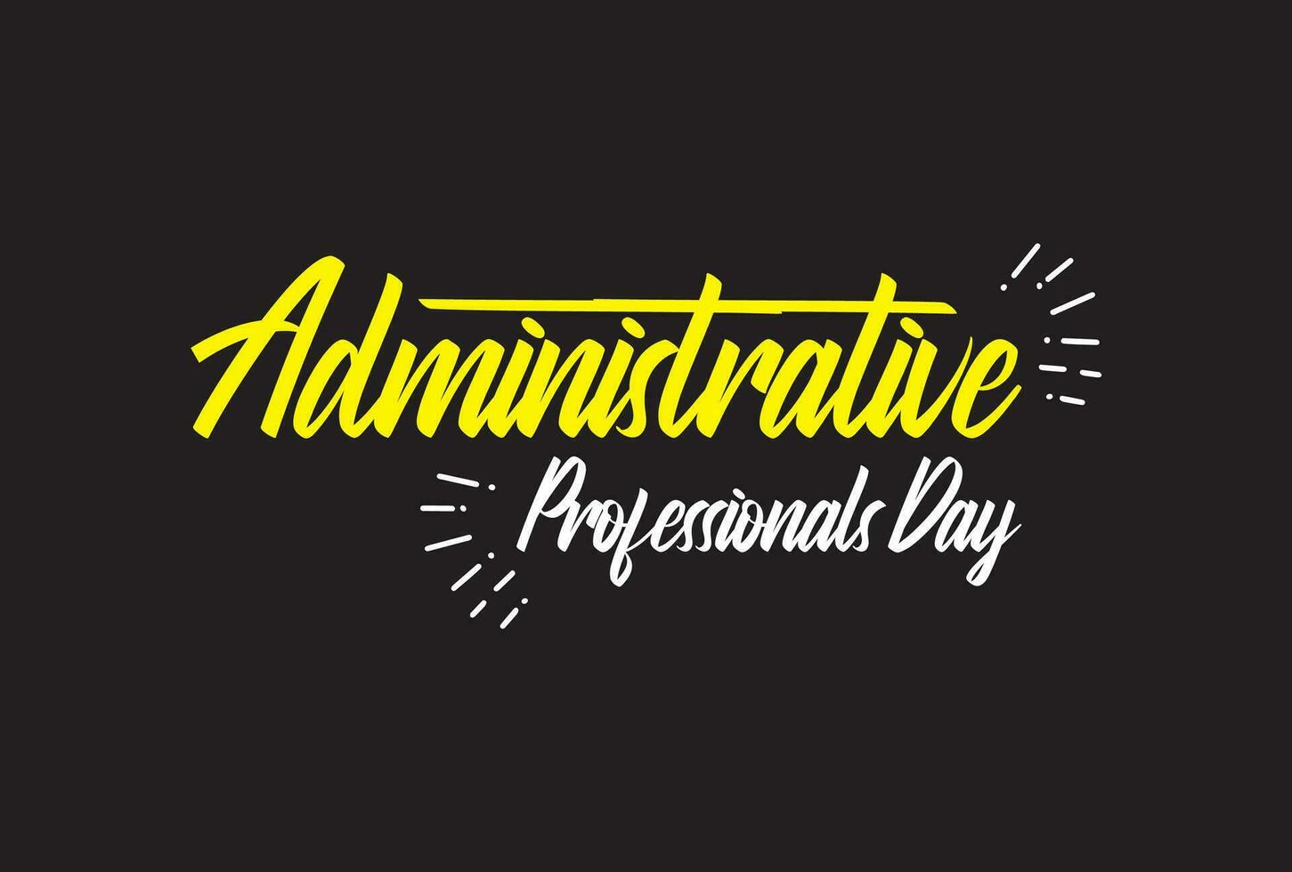 administratief professionals dag, achtergrond sjabloon vakantie concept vector