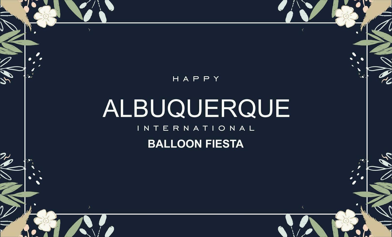 Albuquerque Internationale ballon feest vector