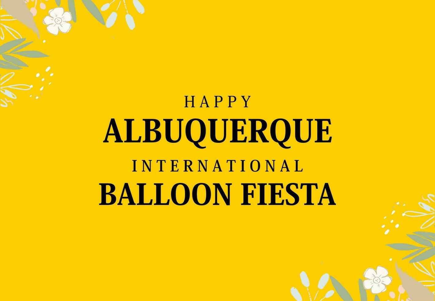 Albuquerque Internationale ballon feest vector