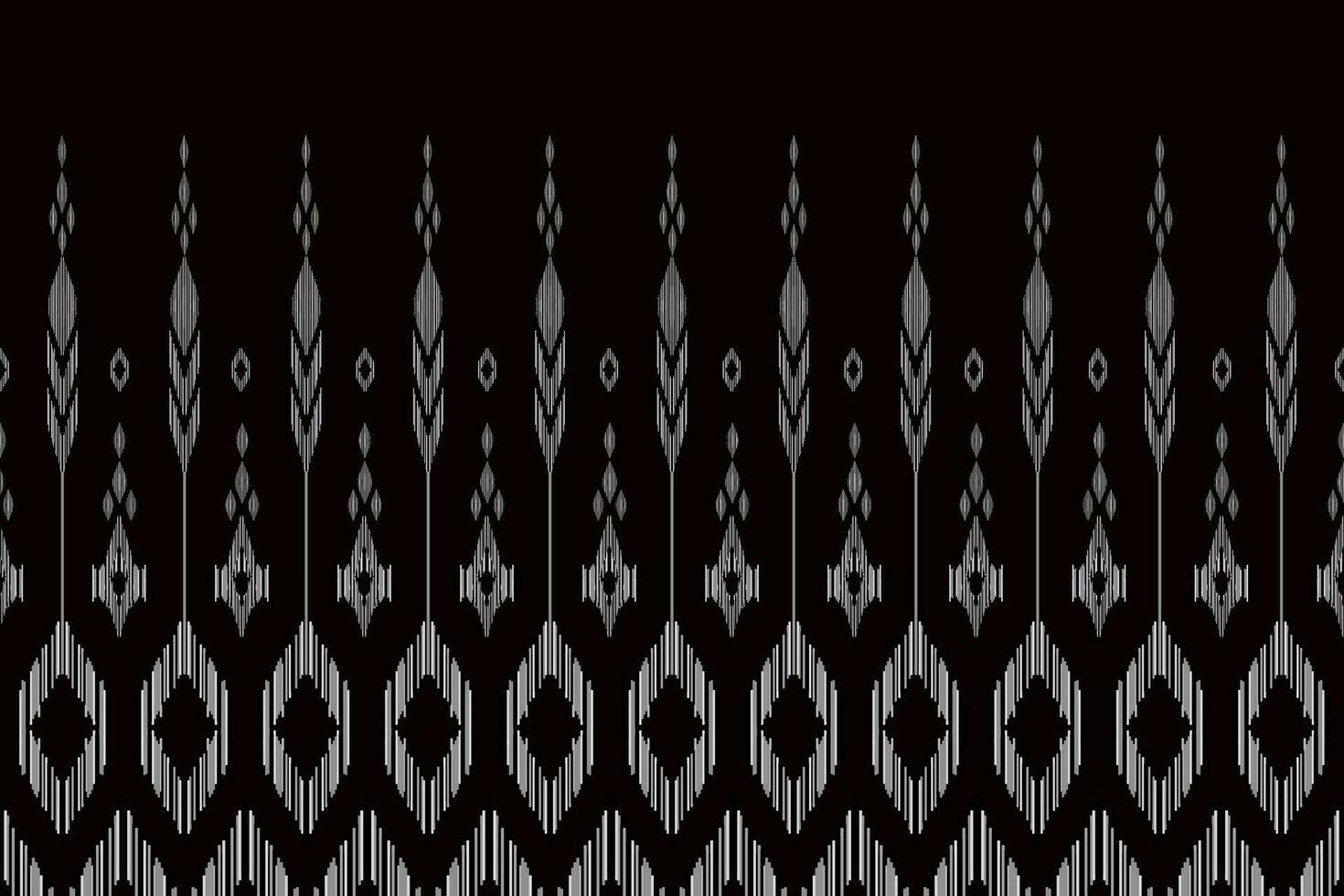 naadloos abstract ikat patroon abstract achtergrond voor textiel ontwerp. kan worden gebruikt in kleding stof ontwerp voor kleren, accessoires, decoratief papier, inpakken, vector, illustratie, tapijt vector