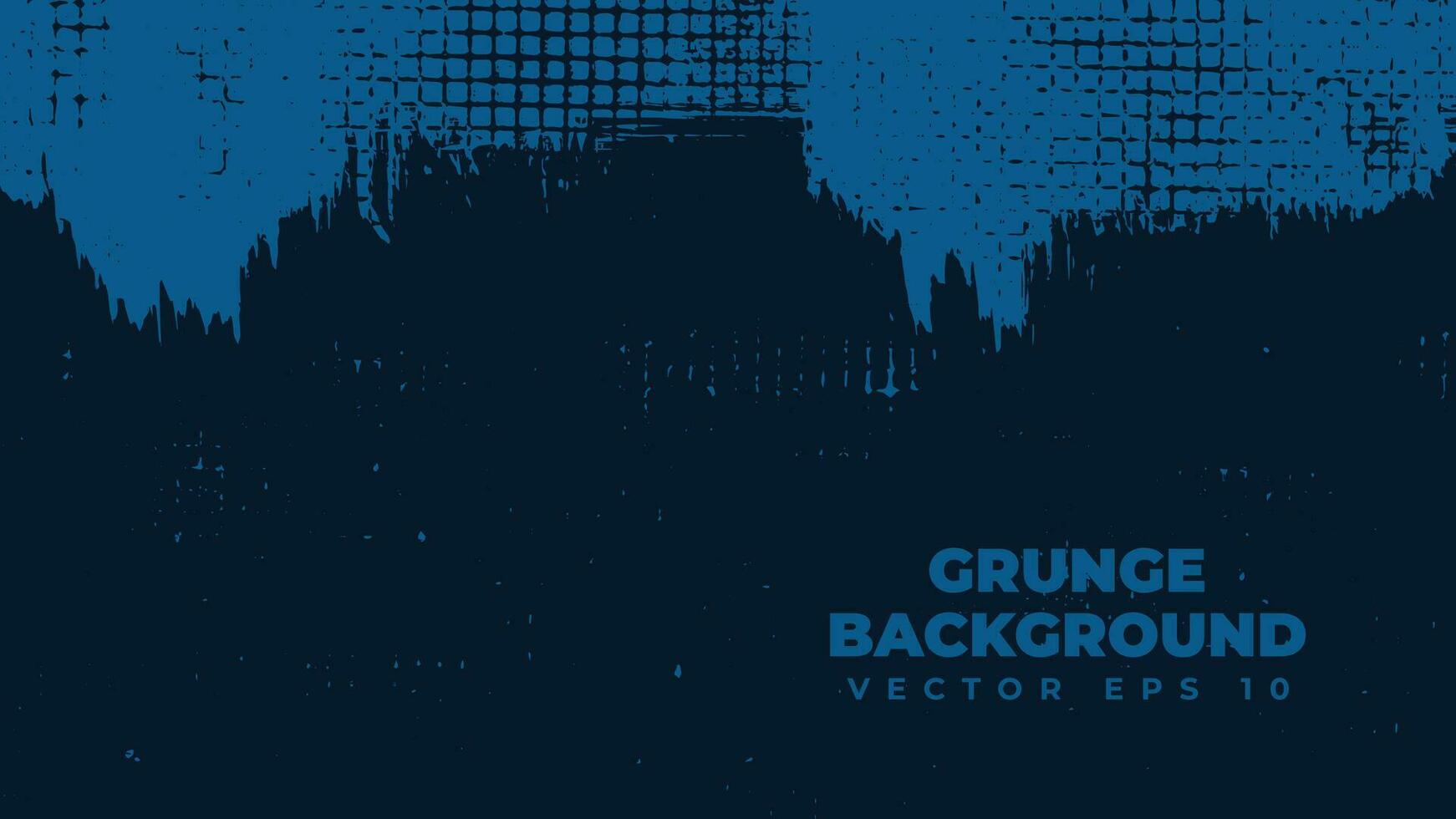 abstract grunge achtergrond vector met verf borstel effect, blauw banier met kopiëren ruimte Oppervlakte