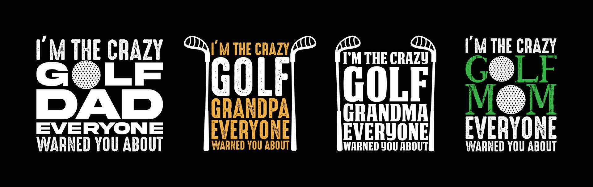 golf t overhemd ontwerp bundel, vector golf t overhemd ontwerp, golfen shirt, golf typografie t overhemd ontwerp verzameling