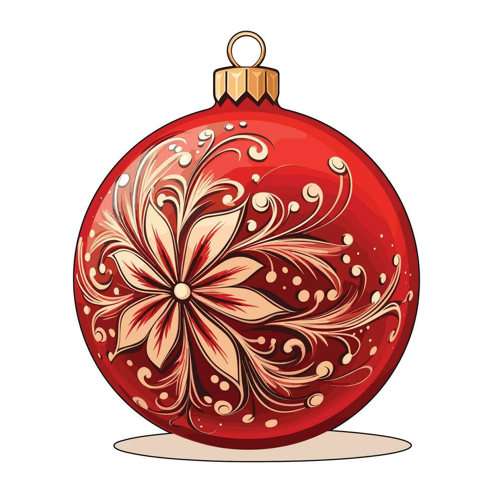 Kerstmis bal ornament vector illustratie