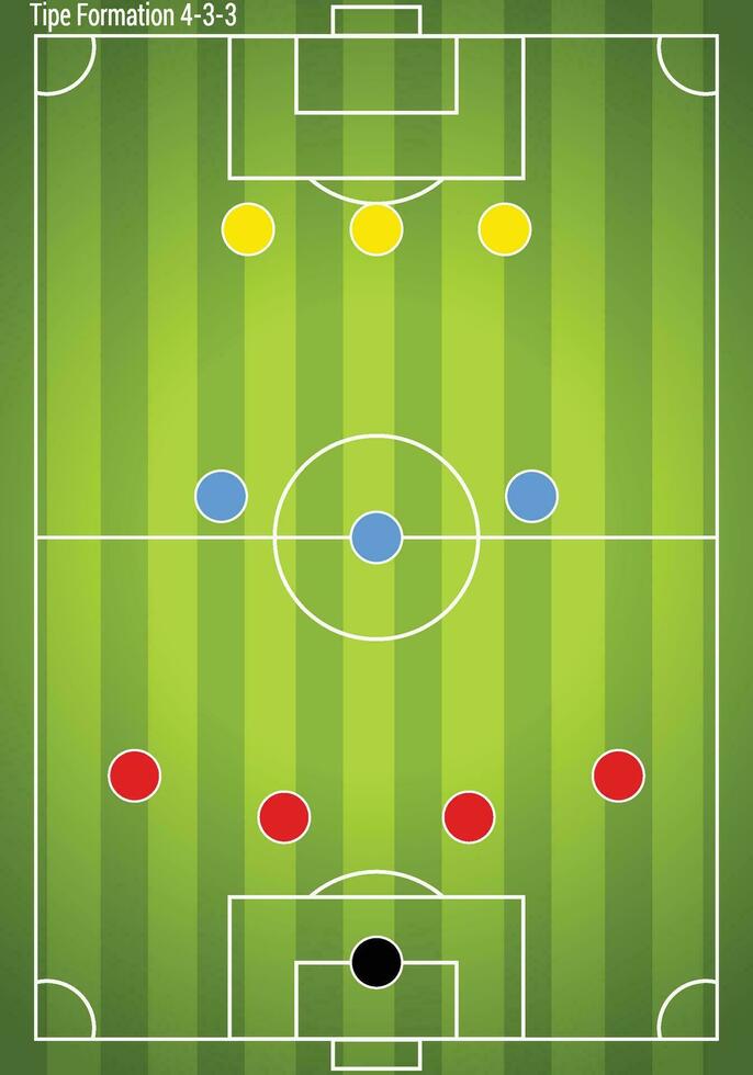 voetbal stadion met groen kleur vector