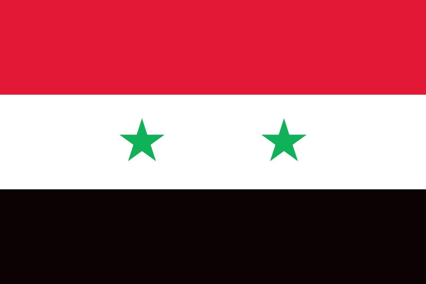 syrië officieel vlag vector