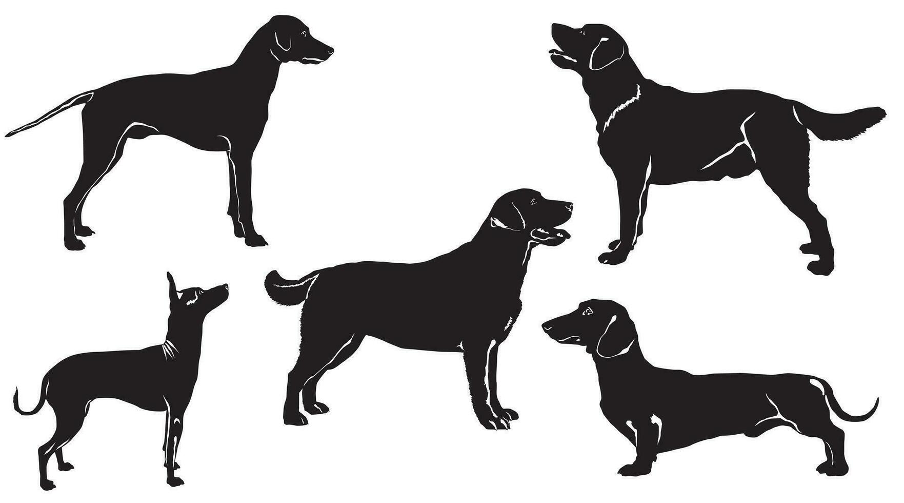 honden reeks vector 2