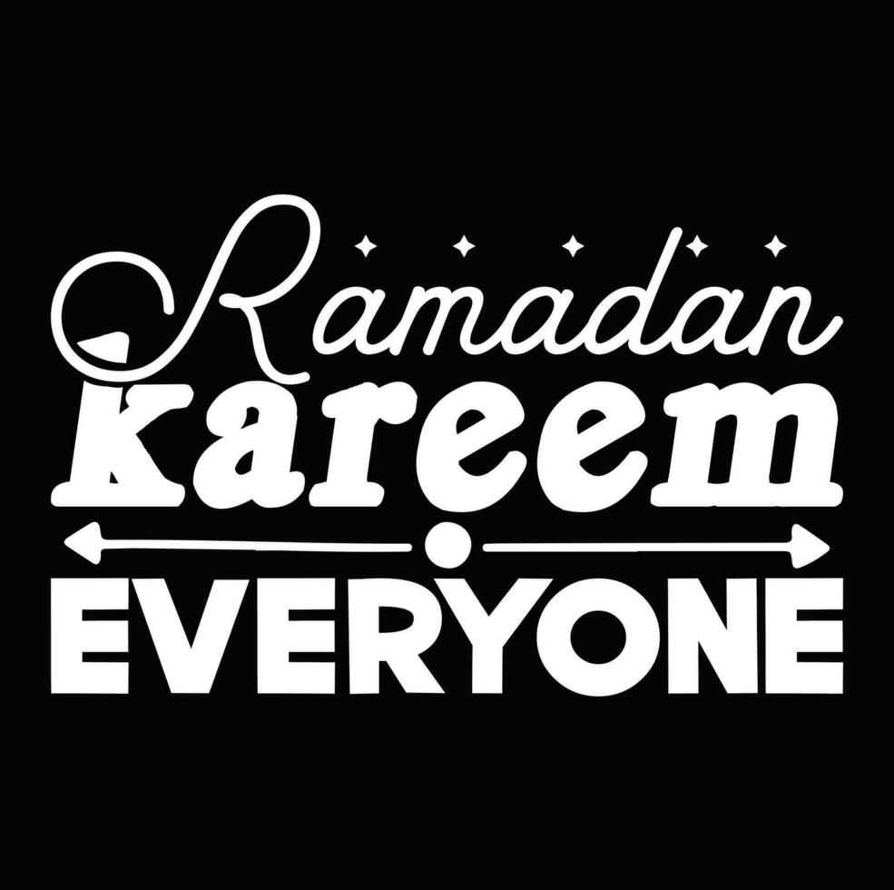 Ramadan citaten t-shirt ontwerp vector