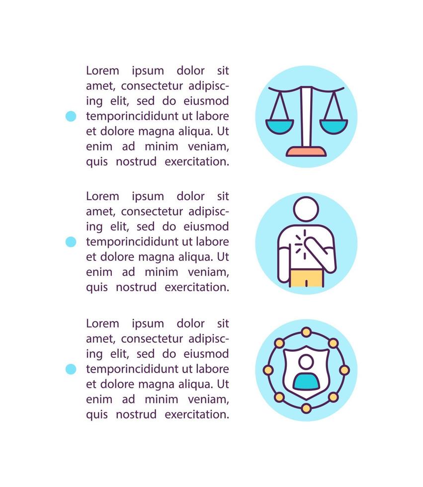 bedrijfswaarden concept lijn pictogrammen met tekst vector