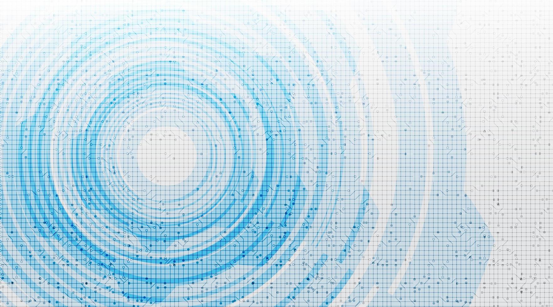 licht energie cirkel technologie achtergrond vector